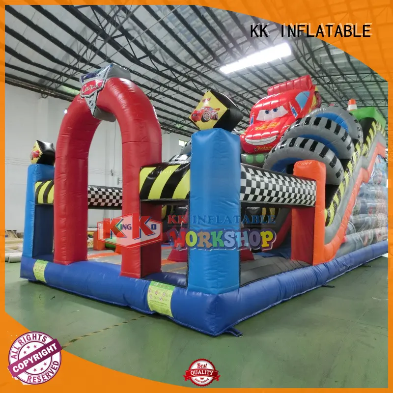 durable jumping castle trampoline colorful for playground 1