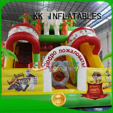 KK INFLATABLE heavy duty blow up water slide manufacturer for swimming pool 1