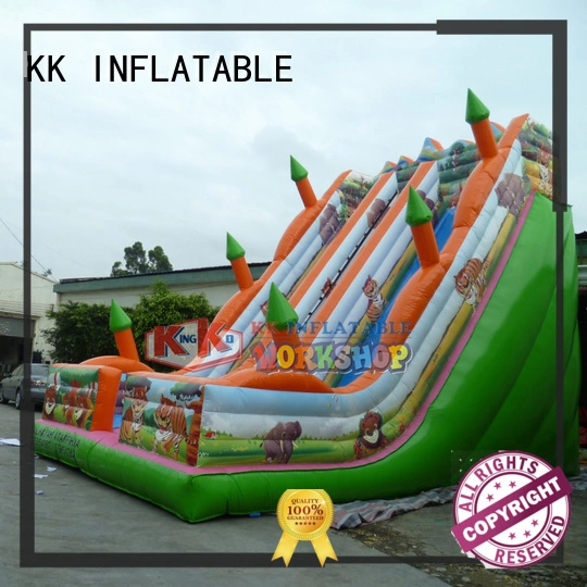 KK INFLATABLE jump bed kids water slide various styles for swimming pool 1