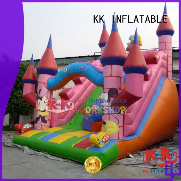 KK INFLATABLE slide combination blow up water slide supplier for exhibition 1