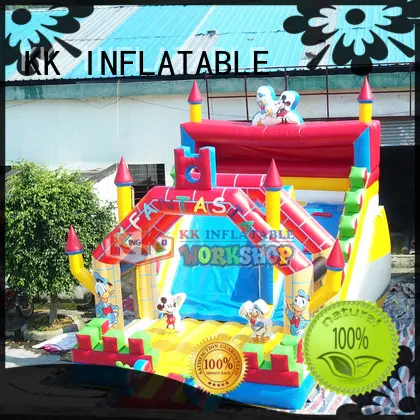 KK INFLATABLE funny bouncy slide supplier for paradise 1