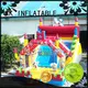 KK INFLATABLE funny bouncy slide supplier for paradise 1