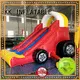 creative inflatable slide transparent pig manufacturer for playground 1
