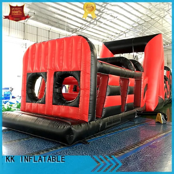 KK INFLATABLE funny obstacle course for kids manufacturer for adventure 1