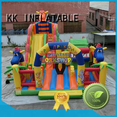 KK INFLATABLE attractive blow up obstacle course good quality for sport games 1
