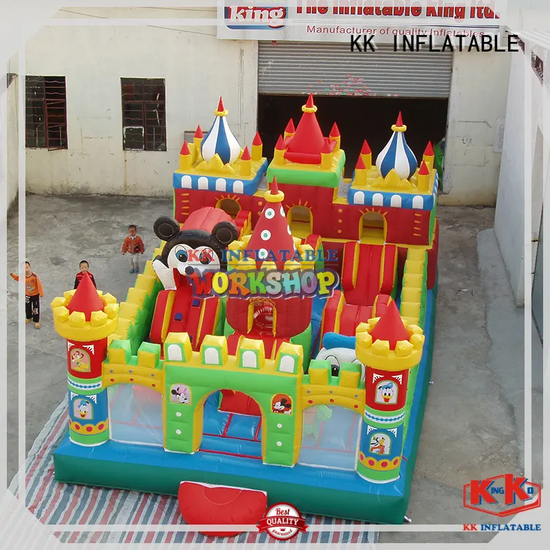 KK INFLATABLE creative water obstacle course supplier for children 1