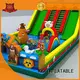 KK INFLATABLE transparent inflatable castle colorful for playground 1