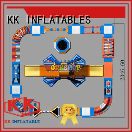 KK INFLATABLE multichannel slide inflatable floating water park factory direct for water park2 1