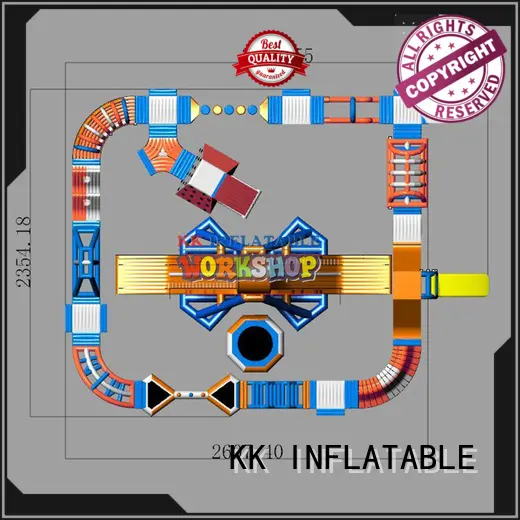 KK INFLATABLE creative inflatable floating water park wholesale for beach seaside 1