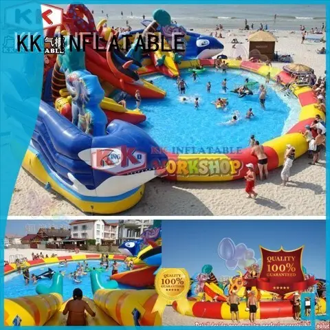KK INFLATABLE blue inflatable theme playground manufacturer for amusement park 1