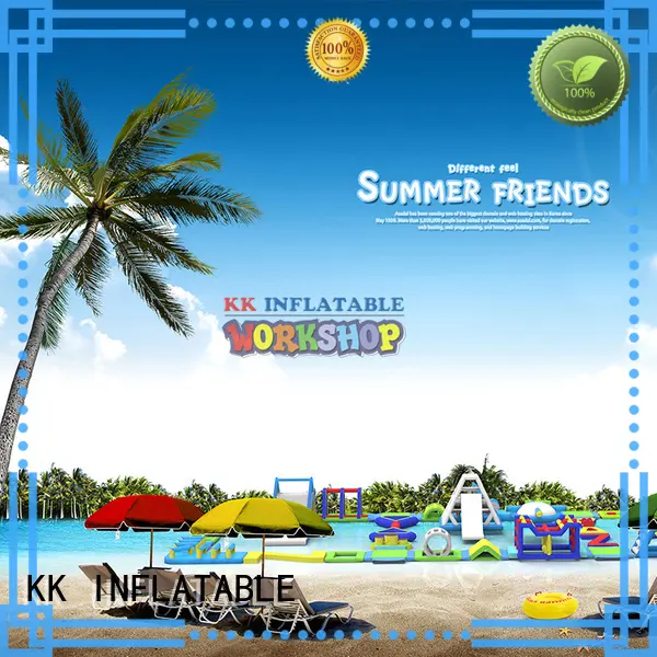 KK INFLATABLE colorful inflatable floating water park manufacturer for paradise 1