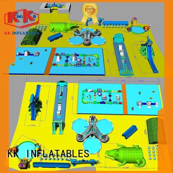 KK INFLATABLE creative design inflatable theme playground factory price for seaside 1