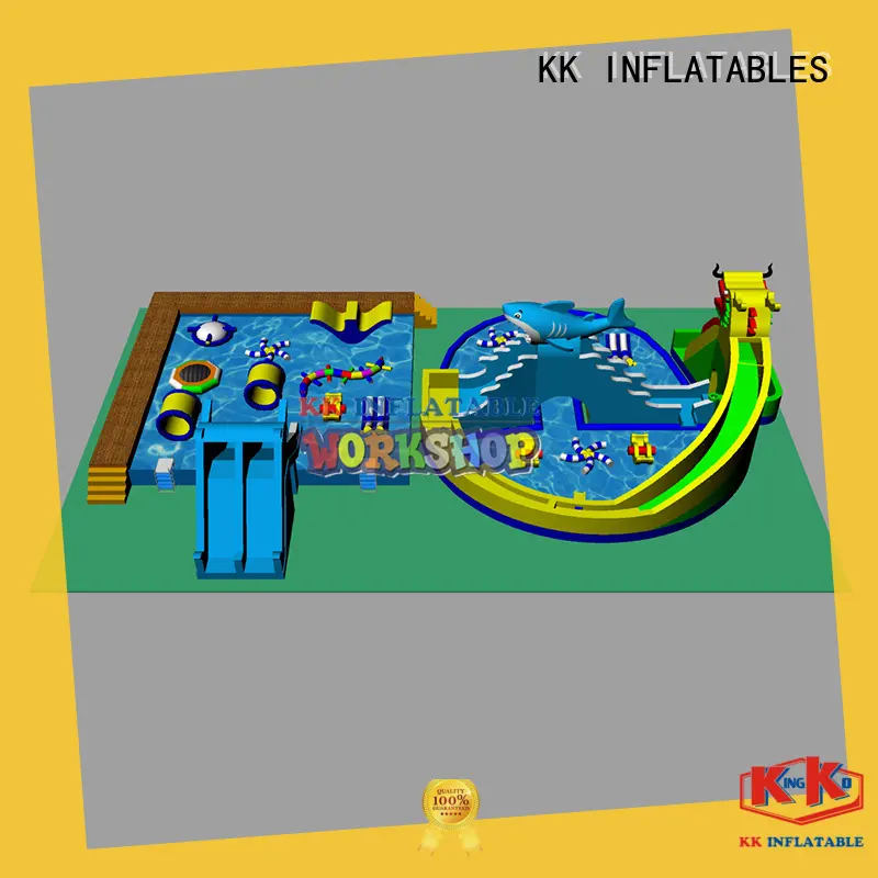 KK INFLATABLE creative design inflatable theme park animal modelling for beach 1