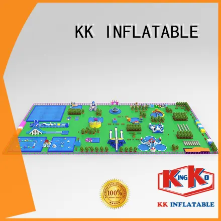 KK INFLATABLE multichannel inflatable theme park supplier for paradise 1