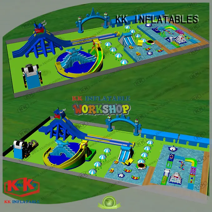 KK INFLATABLE custom inflatable theme playground animal modelling for beach 1