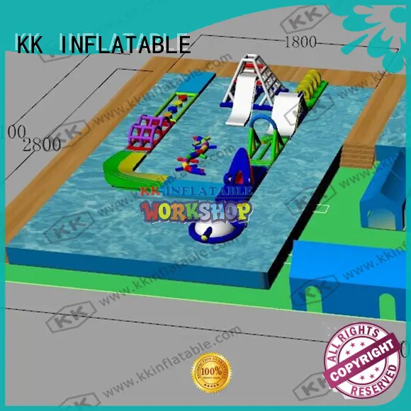 large inflatable theme playground cartoon manufacturer for seaside 1