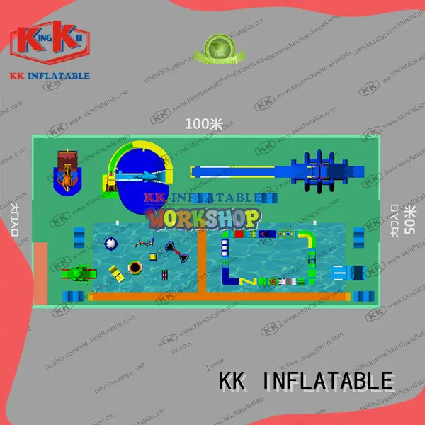 creative design inflatable theme playground cartoon factory price for seaside 1
