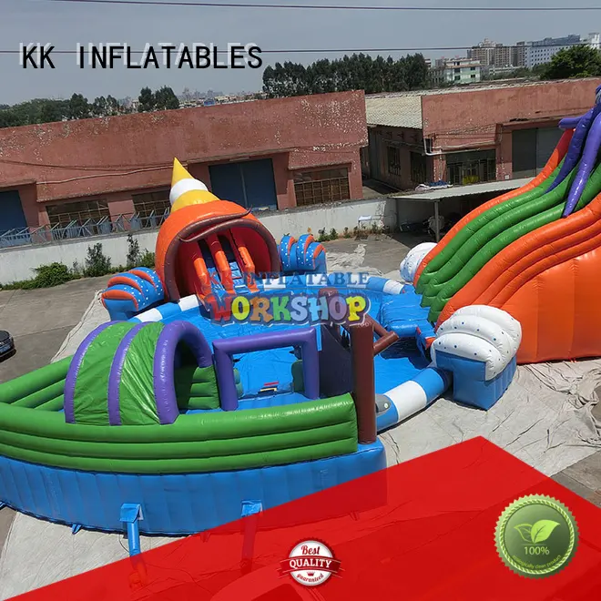 custom inflatable theme park cartoon factory price for seaside 1