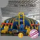 custom inflatable theme playground slide pool combination supplier for seaside 1
