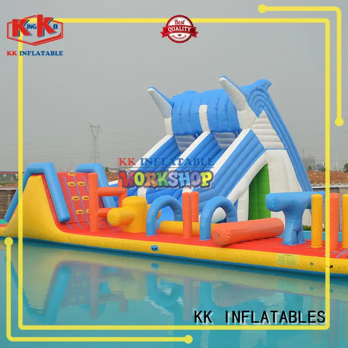 KK INFLATABLE giant blow up water slide OEM for parks 1