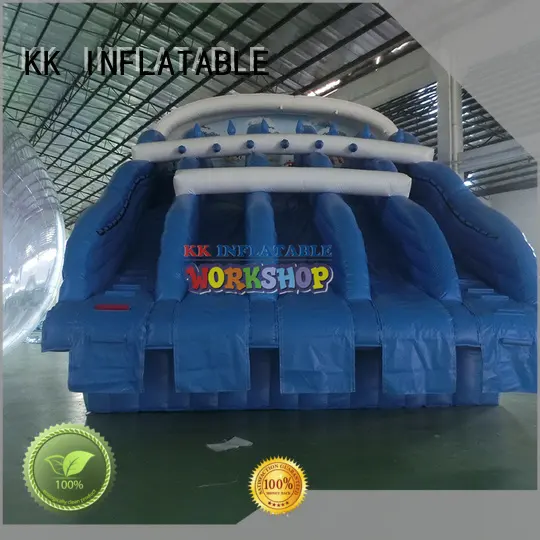 KK INFLATABLE cartoon inflatable water slide OEM for paradise 1