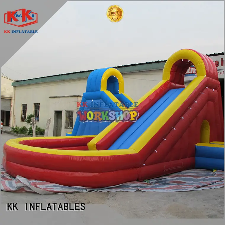 KK INFLATABLE quality blow up water slide OEM for playground 1