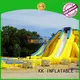 KK INFLATABLE portable blow up water slide supplier for paradise 1