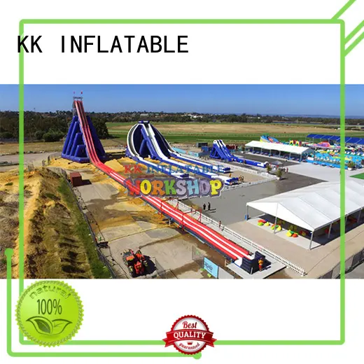 KK INFLATABLE cartoon blow up water slide ODM for playground 1