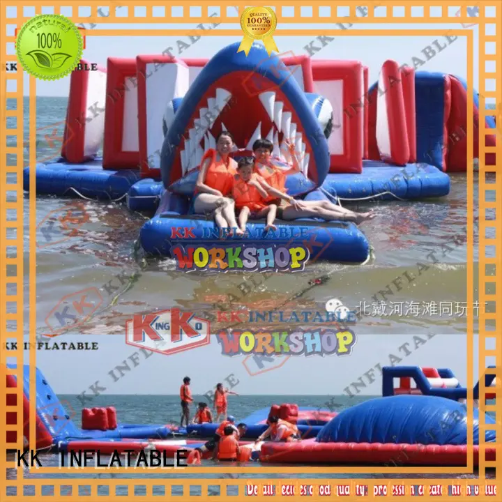 KK INFLATABLE multichannel inflatable water playground good quality for children 1