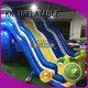 KK INFLATABLE transparent pig bouncy slide manufacturer for swimming pool 1