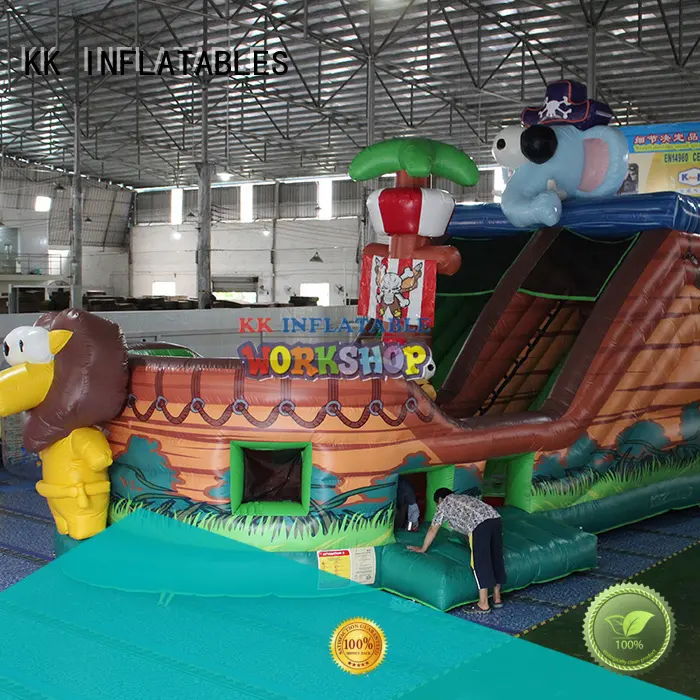 KK INFLATABLE quality inflatable bounce house colorful for party 1