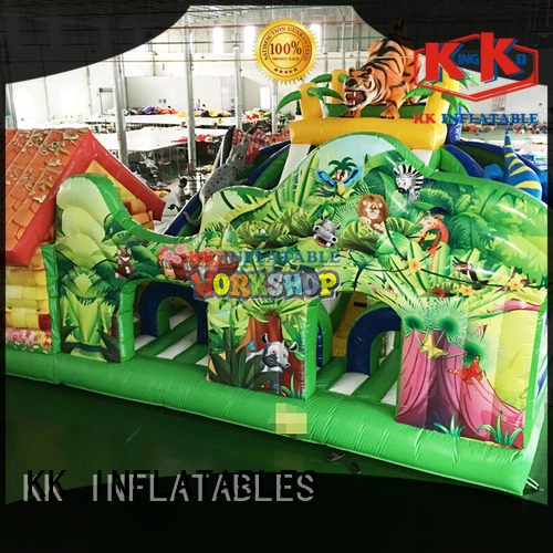 KK INFLATABLE tarpaulin inflatable combo wholesale for kids 1