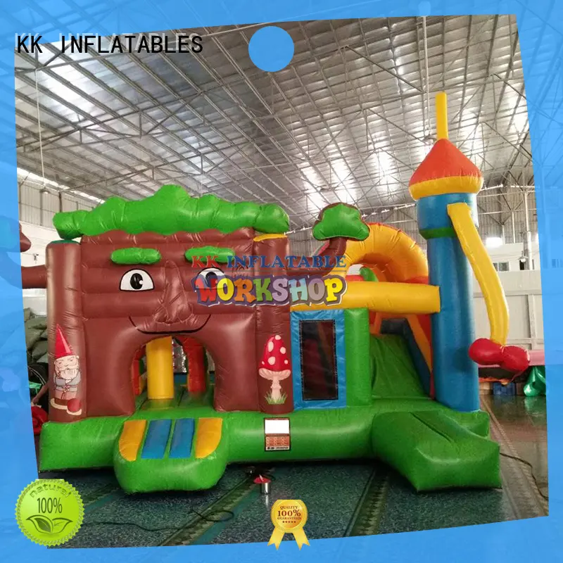 KK INFLATABLE trampoline water slide jumper manufacturer for paradise 1