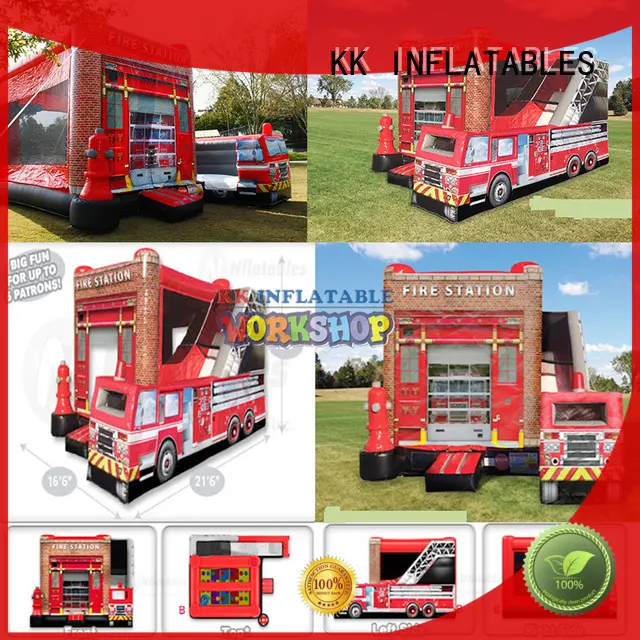 KK INFLATABLE trampoline inflatable combo wholesale for christmas1 1