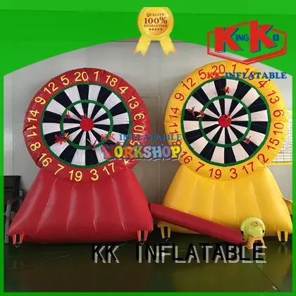 KK INFLATABLE giant kids climbing wall manufacturer for for amusement park 1
