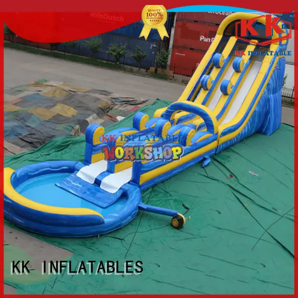 KK INFLATABLE PVC blow up water slide ODM for paradise 1