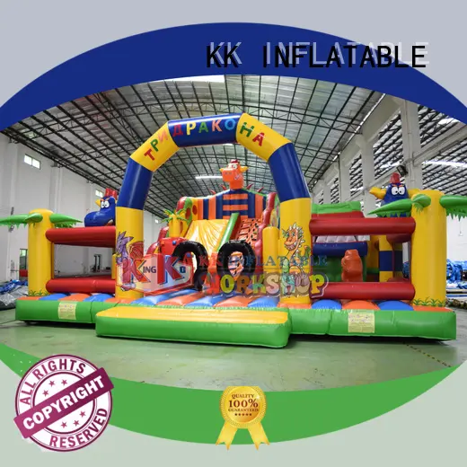 KK INFLATABLE trampoline jumping castle manufacturer for playground 1
