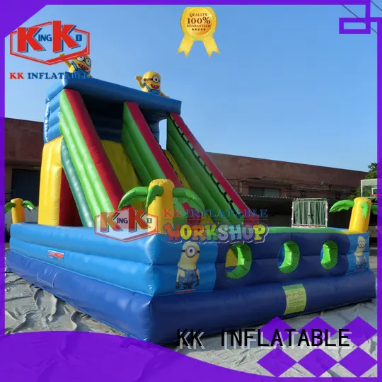 KK INFLATABLE slide combination blow up water slide manufacturer for paradise 1