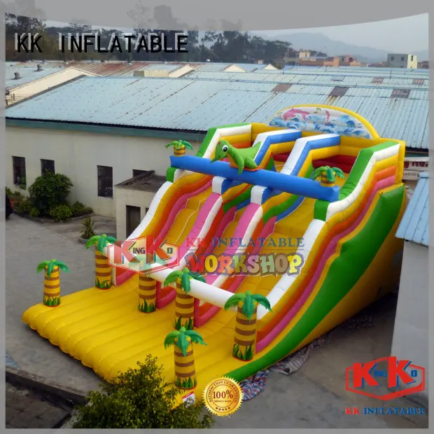 KK INFLATABLE castle bouncy slide supplier for parks 1