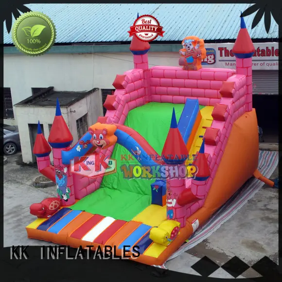 KK INFLATABLE funny big water slides colorful for swimming pool 1