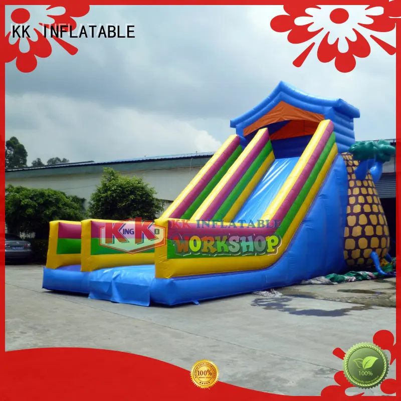 KK INFLATABLE long blow up water slide for wholesale for swimming pool 1