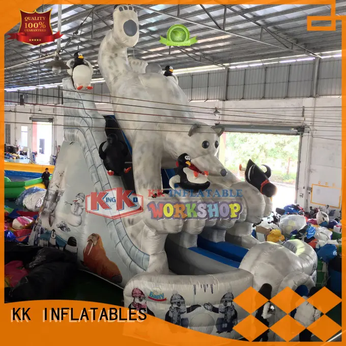 funny inflatable slide jump bed various styles for playground 1