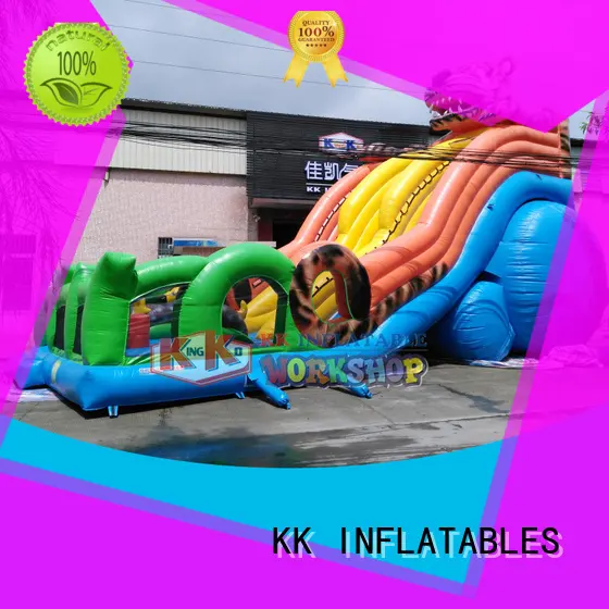 KK INFLATABLE customized big water slides colorful for paradise 1