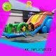 KK INFLATABLE customized big water slides colorful for paradise 1