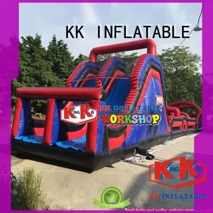 KK INFLATABLE multifuntional obstacle course for kids supplier for racing game 1