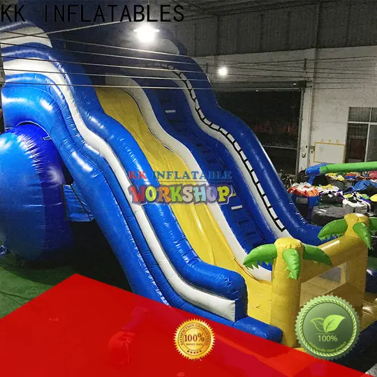 heavy duty blow up water slide jump bed supplier for parks 1