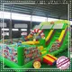 KK INFLATABLE fire truck moon bounce manufacturer for paradise 1