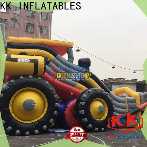 creative inflatable slide fire truck shape various styles for exhibition 1