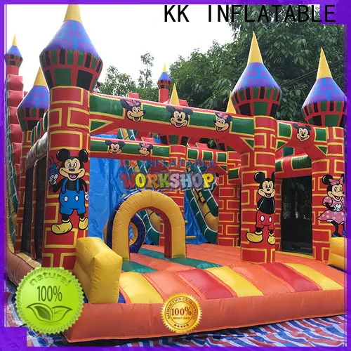 funny inflatable play center trampolines various styles for playground 1
