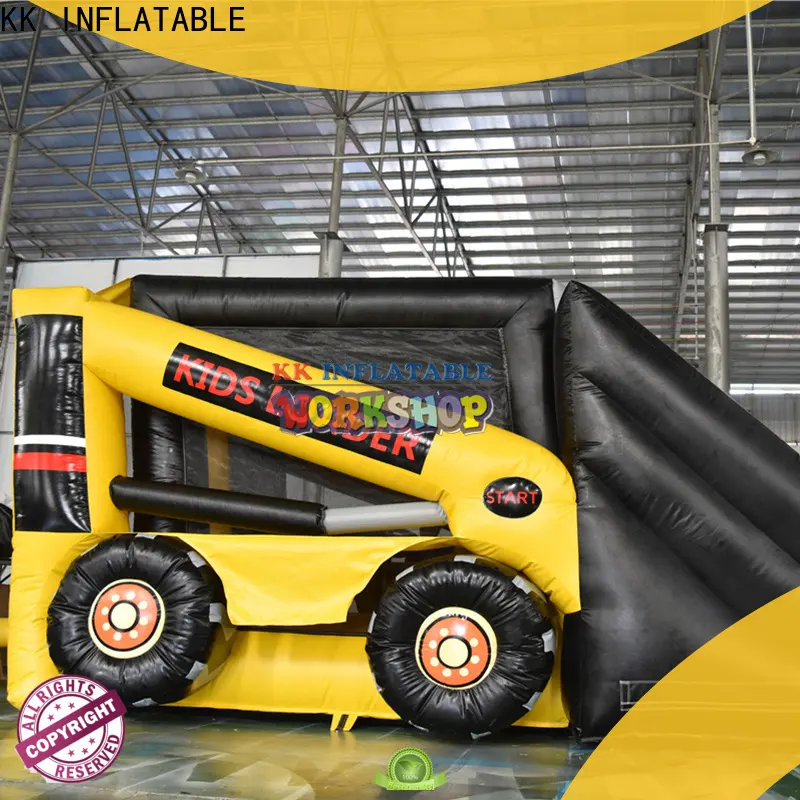 creative inflatable slide fire truck shape various styles for parks 1